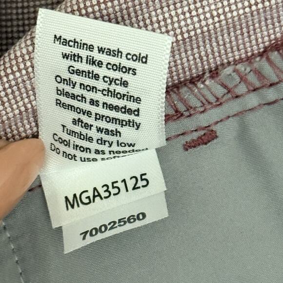 Walter Hagen Golf Pants Men's 40x32 Perfect 11 Slim Fit Maroon Stretch NWOT - Picture 8 of 13